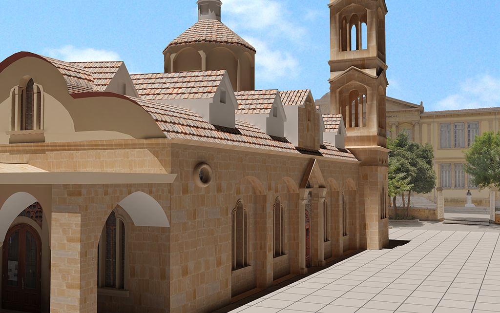 Phaneromeni Church, 3D